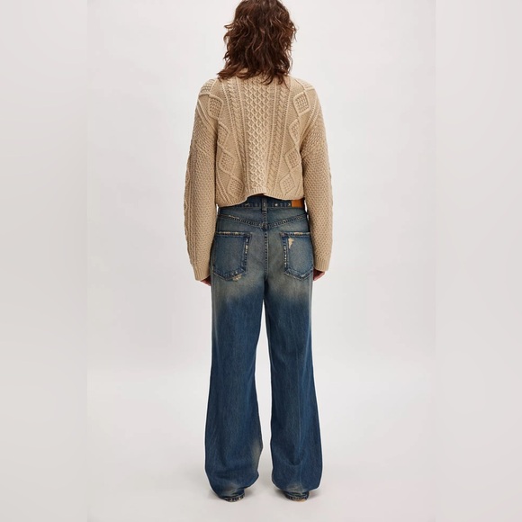 NWT Free People Cotton Citizen The Mila Low Slung Loose Jeans - Picture 2 of 6